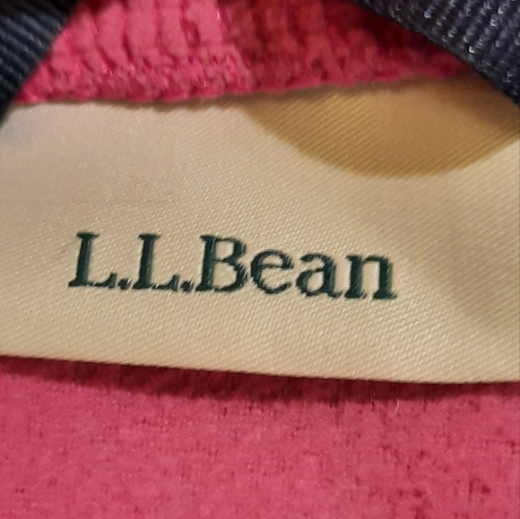 L.L.Bean Pink Fleece 1/4 Zip Pullover size XS - Picture 11 of 12